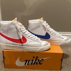 Nike Blazer Red White Blue